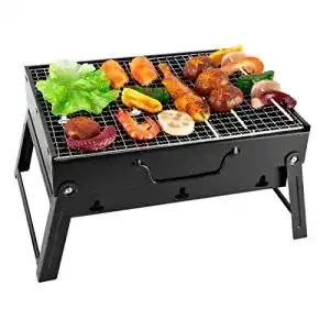 Kleiner Holzkohlegrill Sunjas BBQ Holzkohlegrill Reisegrill