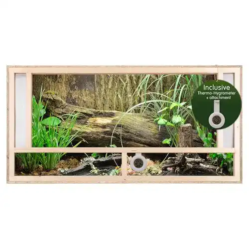 Terrarium REPITERRA aus Holz 120x60x60 cm mit Frontbelüftung
