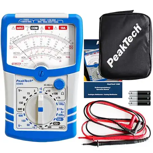 Analog-Multimeter PeakTech P 3385 Ahrensburg 10 A AC/DC