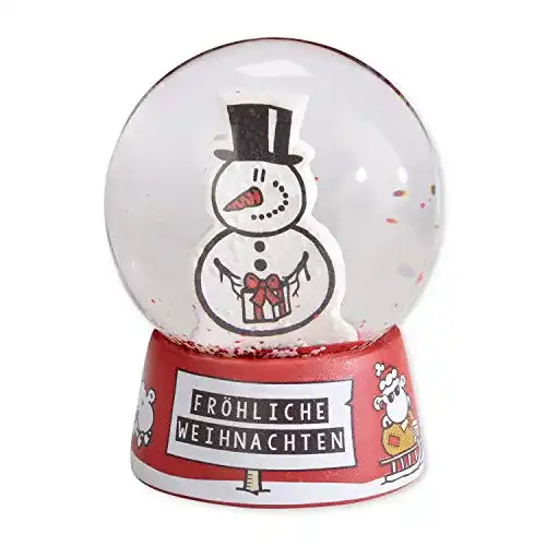 Schneekugel Sheepworld Fröhliche Weihnachten Traumkugel, Glas