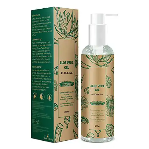 Feuchtigkeitscreme CUSMAY Aloe Vera Gel – 100% Natürlich Kamille