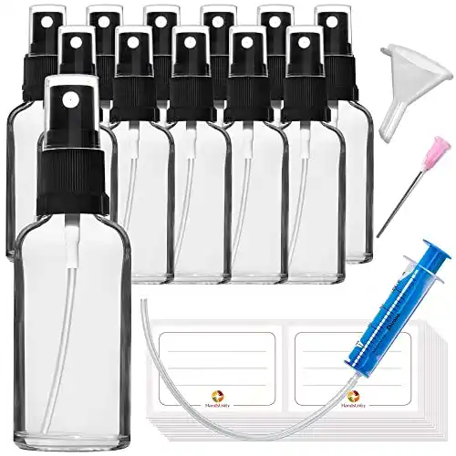 Apothekerflasche HandsUnity 50ml-12Stk Sprühglasflasche