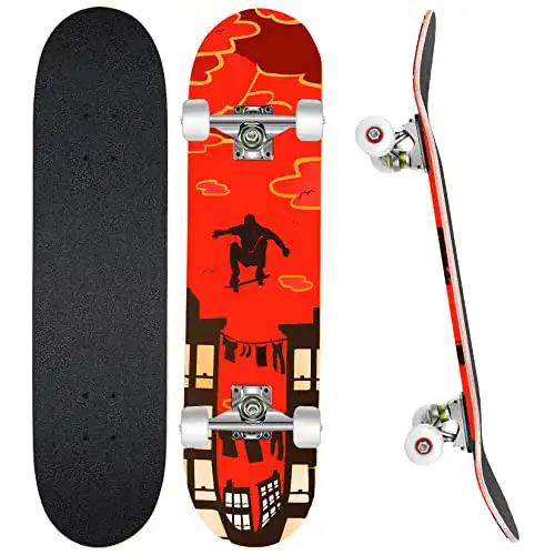 WeSkate-Skateboard WeSkate Skateboard Anfänger-31×8 Komplett