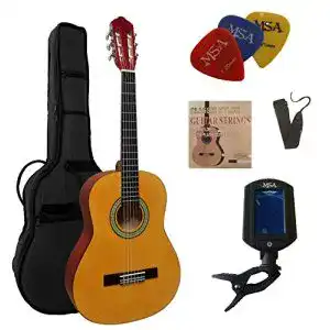 Linkshänder-Gitarre MSA 3/4 GITARRE – KONZERTGITARRE IM SET