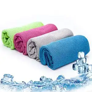 Kühlendes Handtuch EPFHR 100 x 30cm 4er Set, Microfaser