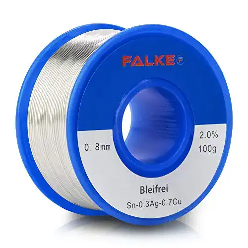 Lötzinn FALKE, AKTION inkl. E-Book Bleifrei,100g, 0,8mm