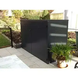 Fahrradgarage Reinkedesign /Multifunktionsbox verz. Stahl
