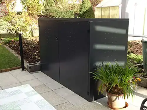 Fahrradgarage Reinkedesign /Multifunktionsbox verz. Stahl