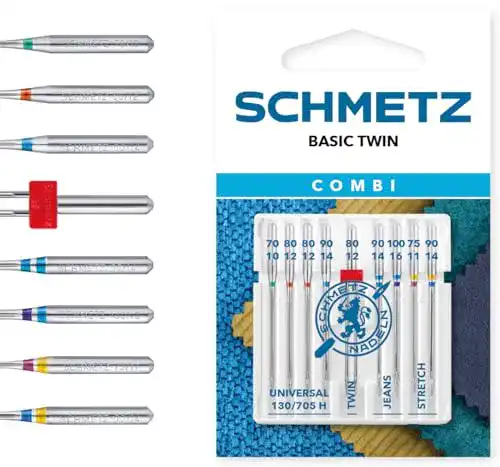 Nähmaschinennadel SCHMETZ n Set 4 Universal Nadeln | 2 Stretch