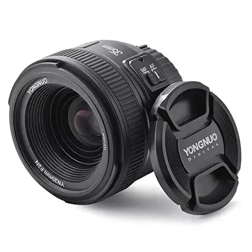 Die beste Objektiv für Nikon YONGNUO YN35 35mm F2.0 Weitwinkelobjektiv 2026 Test Bestseller Objektiv für Nikon YONGNUO YN35 35mm F2.0 Weitwinkelobjektiv