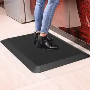 Anti-Ermüdungsmatte HEALEG Komfort, schwarz, 20x30x1-Inch