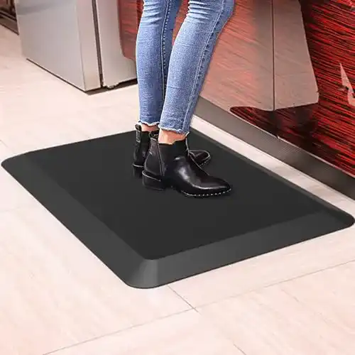 Anti-Ermüdungsmatte HEALEG Komfort, schwarz, 20x30x1-Inch