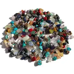 Edelsteinperlen Rhinestone Paradise Naturform Perlen 100g