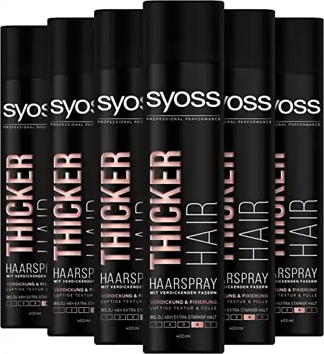 Syoss-Haarspray Syoss Haarspray Thicker Hair Haltegrad 4, 6 x