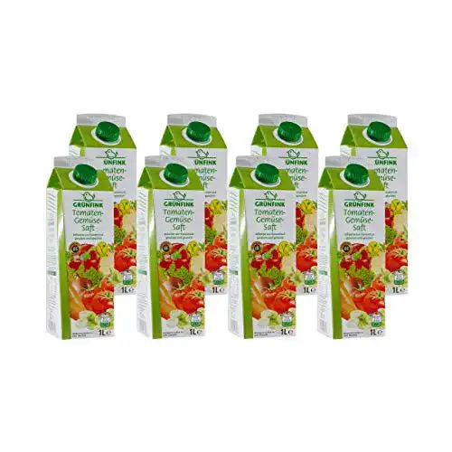 Gemüsesaft Grünfink Tomaten-, 8er Pack (8 x 1 l)