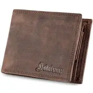 Geldbörse Unisex hodalump Echt-Leder Geldbörse Premium