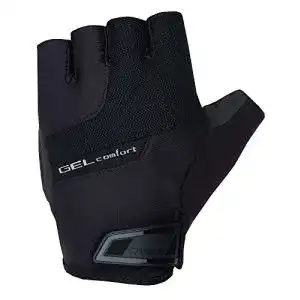 Chiba-Fahrradhandschuhe Chiba Gel Comfort Farbe Schwarz