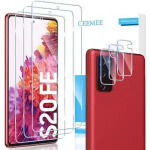 Samsung-Galaxy-S20-FE-Panzerglas GEEMEE 3 Stück +3 Stück