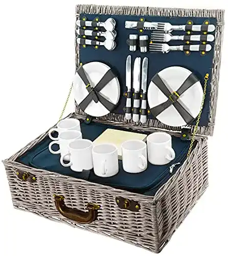 Picknickkorb 4 Personen BEM Smak Picknickkorb, 40 teilig