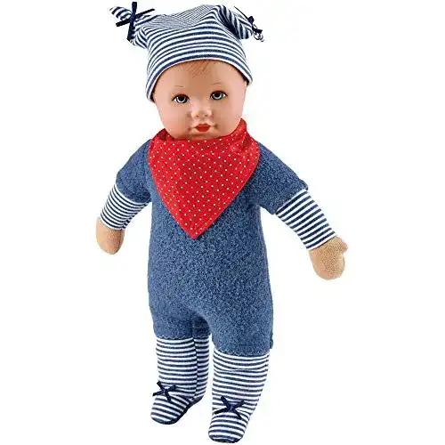 Käthe-Kruse-Puppe Käthe Kruse 0126609 Puppa Maxl, blau