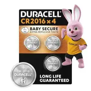 CR2016 Duracell Specialty 2016 Lithium-Knopfzelle 3 V, 4er
