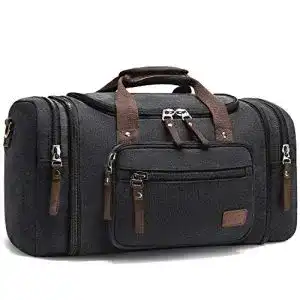 Reisetaschen Fresion Canvas , Großräumige Handtasche (Schwarz)