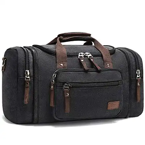Reisetaschen Fresion Canvas , Großräumige Handtasche (Schwarz)