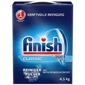 Spülmaschinenpulver Finish Classic Reiniger-Pulver, 4,5 kg