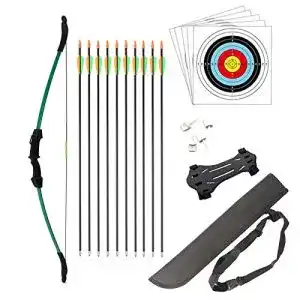 Bogenset HANSPY Pfeil und Bogen Set für Junior Jagd Anfänger