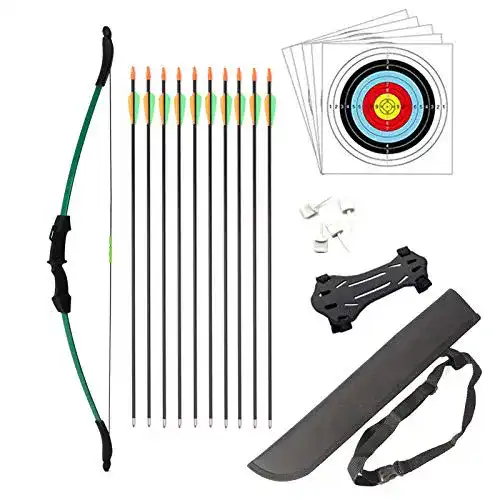 Bogenset HANSPY Pfeil und Bogen Set für Junior Jagd Anfänger