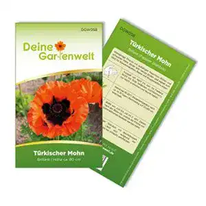 Mohn-Samen Deine Gartenwelt Türkischer Mohn Brillant Samen