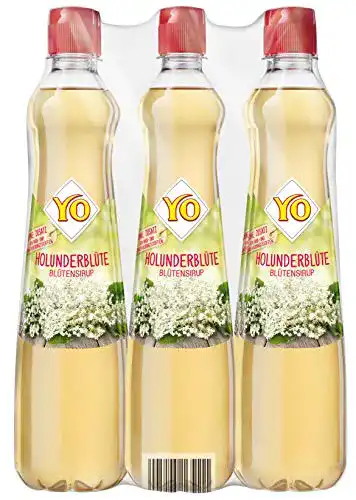 Holunderblütensirup YO Sirup Holunderblüte, 6er Pack (6 x 700 ml)