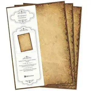 Vintage-Papier tatmotive Altes Briefpapier CASANOVA 50 Blatt