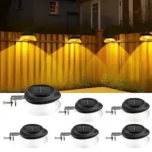 Gartenbeleuchtung Solar AGOTD Solarlampen für Außen, 6 Stück