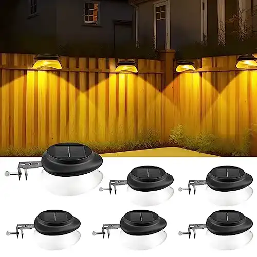Gartenbeleuchtung Solar AGOTD Solarlampen für Außen, 6 Stück