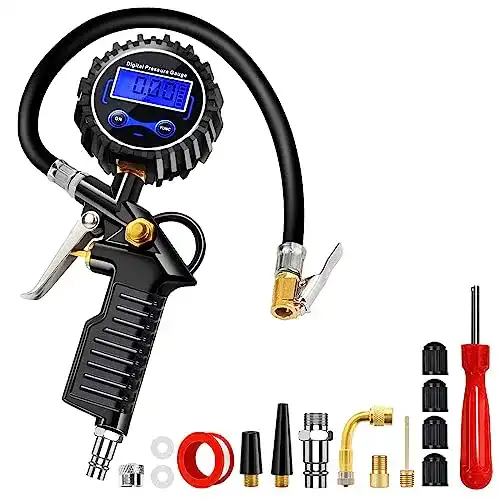 Die beste Reifenfüller (digital) Anykuu 15 Zubehörteilen 220 PSI 2026 Test Bestseller Reifenfüller (digital) Anykuu 15 Zubehörteilen 220 PSI