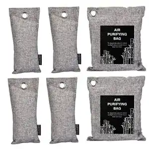 Schuhkissen LA BELLEFÉE Bambus Aktivkohle Luftreiniger 6 Pack