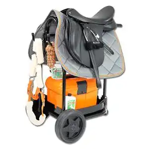 Sattelwagen WALDHAUSEN Stall-Carry Basket, schwarz