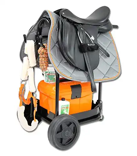 Sattelwagen WALDHAUSEN Stall-Carry Basket, schwarz