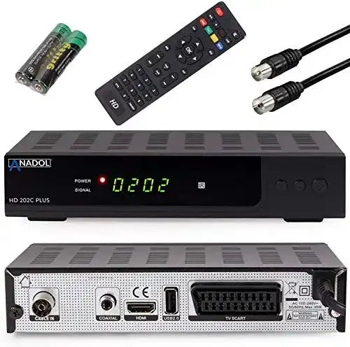 Anadol-Receiver Anadol HD 202c Plus Kabel Receiver mit AAC-LC