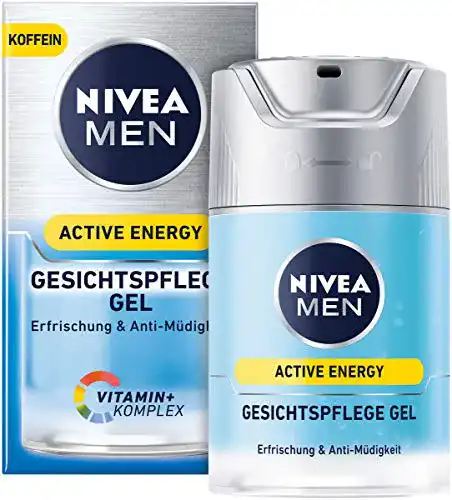 Gesichtscreme Nivea Men Active Energy Gesichtspflege Gel 50 ml
