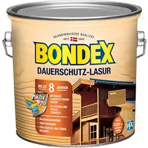 Holzschutzgel Bondex Dauerschutz-Lasur Eiche 2,50 l, 329913