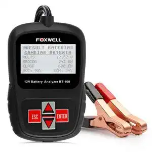Autobatterietester Foxwell BT100 12V Auto Batterietester KFZ Werkzeug 100 bis 1100 Kaltstart-Strom Diagnose Prüfgerät für Blei AGM GEL Batterien System