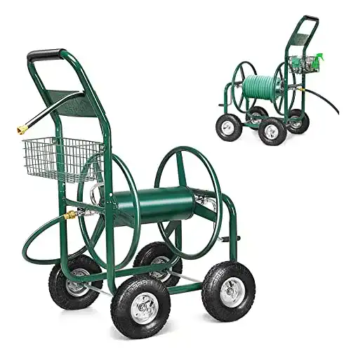 Schlauchwagen COSTWAY 80M Garten, für 5/8″ Schlauch
