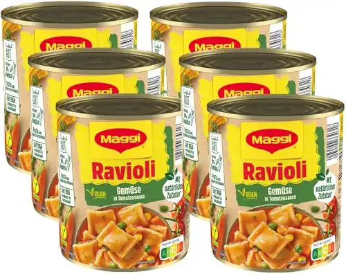 Dosenravioli Maggi Gemüse-Ravioli in Tomatensauce 6 x 800 g