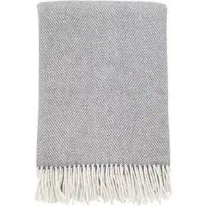 Wolldecke cawa Plaids&Co Lange Fischgrat, Ökotex 100
