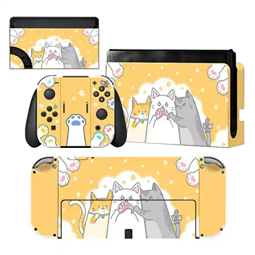 Nintendo-Switch-Folie playvital Skin Sticker für Nintendo Switch