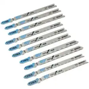 Stichsägeblätter (Metall) Bosch Professional Stichsägeblatt-Set 10tlg.