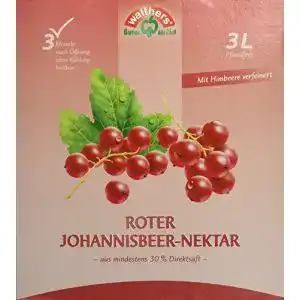 Johannisbeersaft Walther’s Walthers Roter Johannisbeer-Nektar