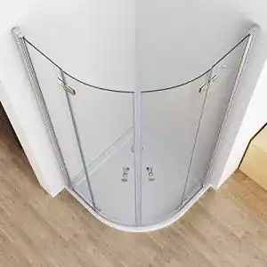 Runddusche MIQU 90 x 90 x 197 cm Duschkabine Falttür